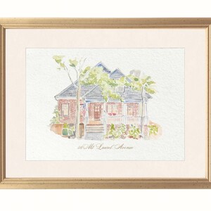 Custom Watercolor Venue Painting 8x10 with Original Watercolor, Digital file, and Digital Print in 8x10 for Wedding Invitations and Gifts