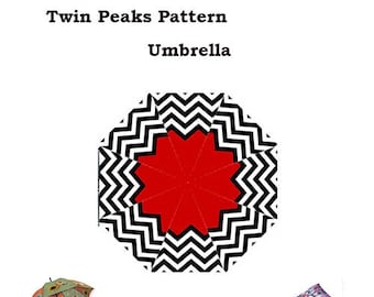 Twin Peaks Umbrella, Autumn, winter,twin peaks umbrella,90s, films, TV fashion, umbrella