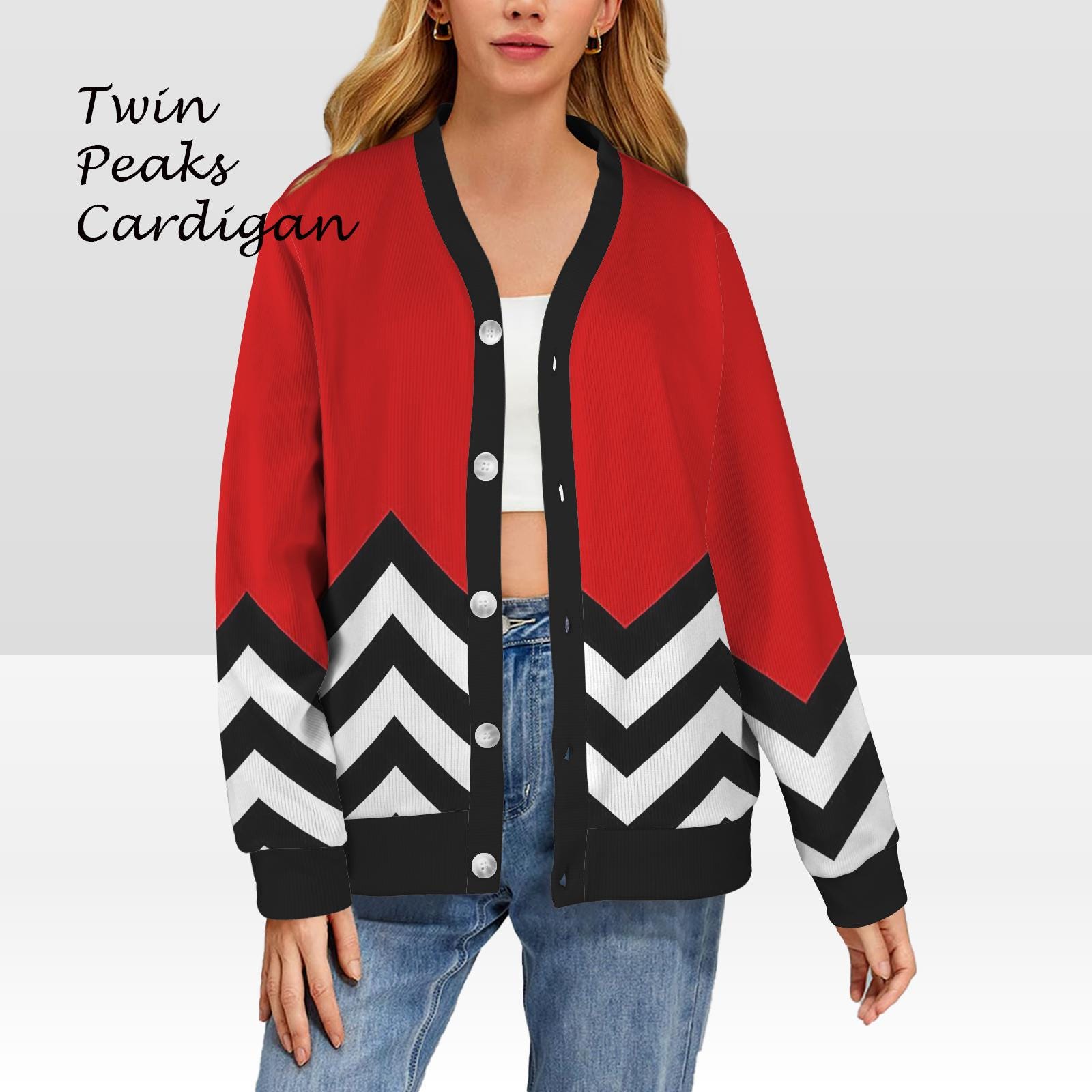 90s Mixed-Up Confusion フィッシャーマンニット Twin Peaks Cardigan, Cardigan, Winter, 90s, Twin Peaks , 90s Cult