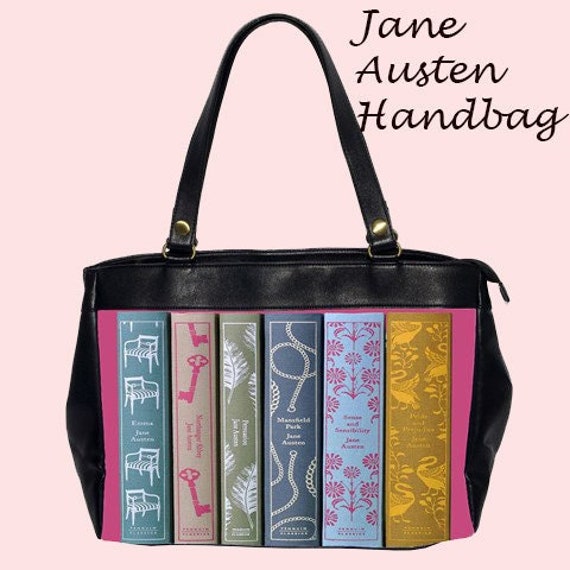 Jane Austen Books Handbag 19th Century Tote Bag Tv Etsy