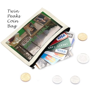 Twin Peaks Cosmetic Bag, Cosmetic Bag, Make Up Bag, Twin Peaks , 90&#39;s, 90&#39;s Tv,  Tv Shows, TV Show Bags , High school,