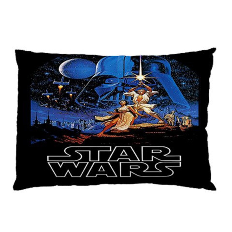 Star Wars Pillow Case Pillow Bedding Bedrrom Star Wars Etsy