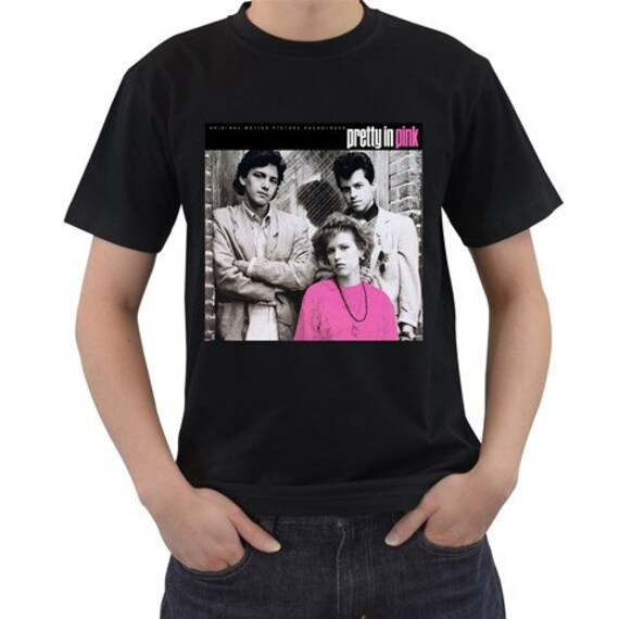 男性用の「プリティ・イン・ピンク」Tシャツ、Tシャツ、洋服 