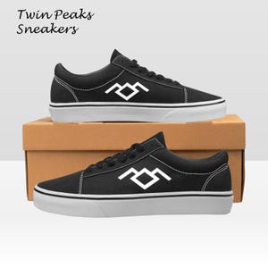 Twin Peaks Sneakers, 90s, Twin Peaks,TV shoes, sneakers, 90s, david lynch , footwear, fall, cult tv cult films