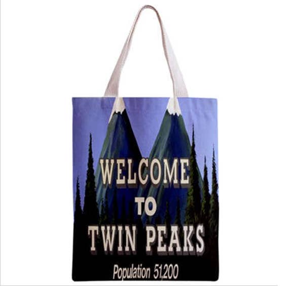 Twon Peaks Handbag, 90S, Tote Bag, TV, 90s Music, 90s Music, Golden Girls, 90's, 90's Fashion, Bags