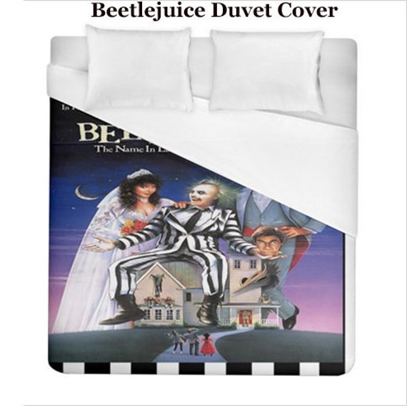 Beetlejuice Duvet Cover Cover Blanket Bed Etsy
