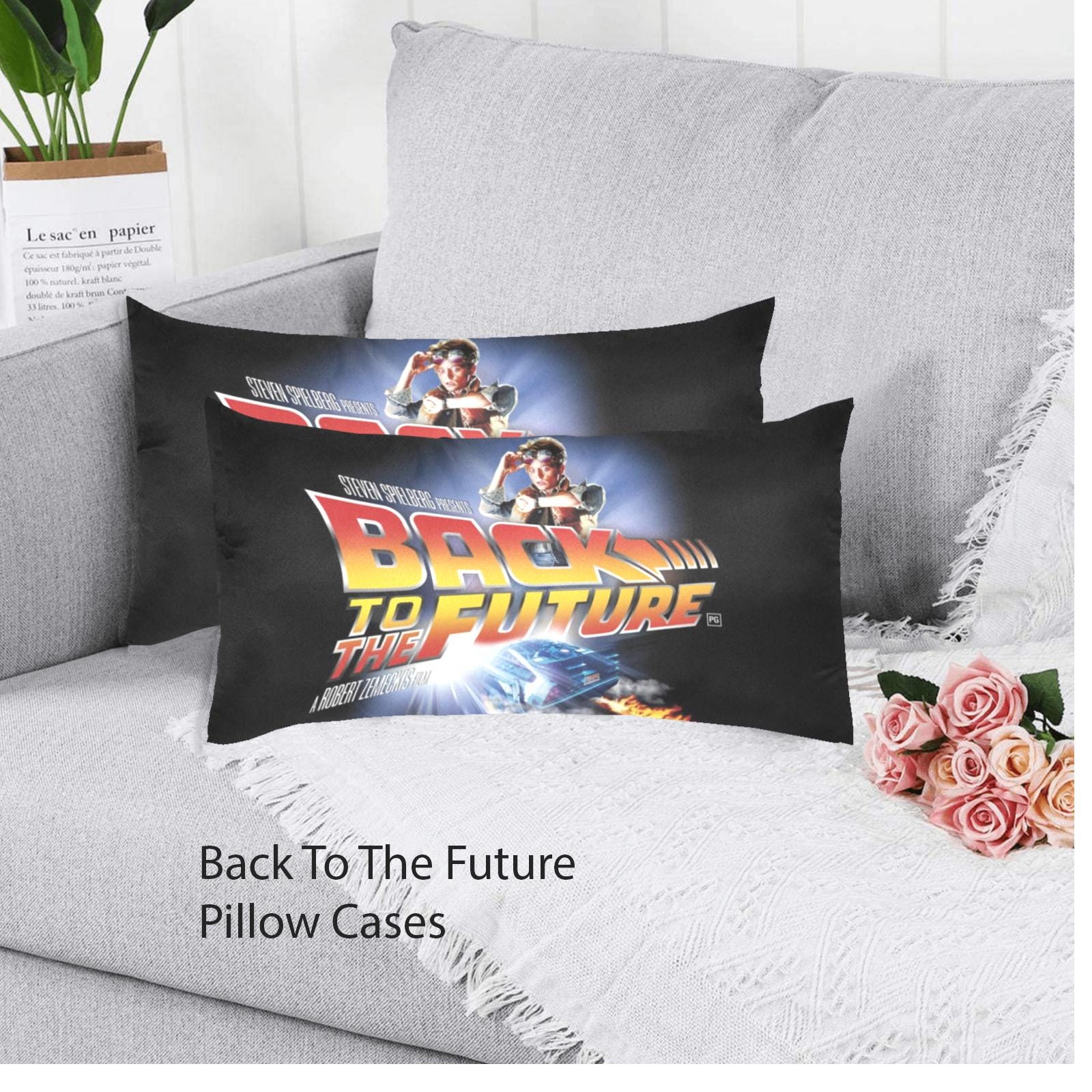 Back to the Future Pillow - Etsy UK