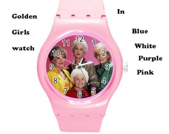 Golden Girls, 80's, retro, wrist watch, sports, sports watch, pink, retro films, 80s films,80s fashion, fashion