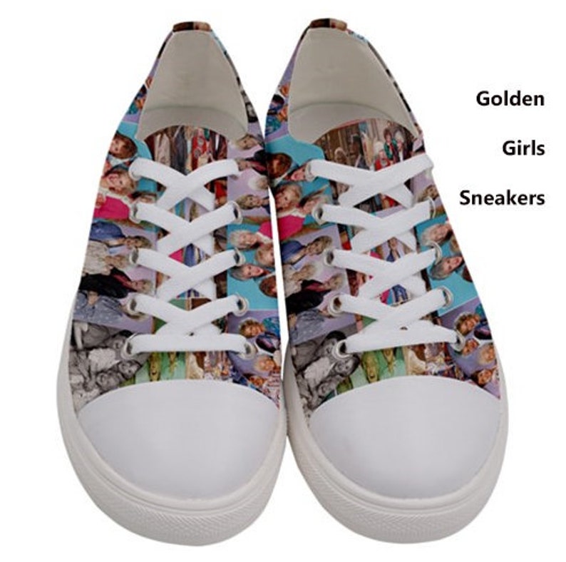 Golden Girls VHS Sneakers Golden Girls shoes Etsy