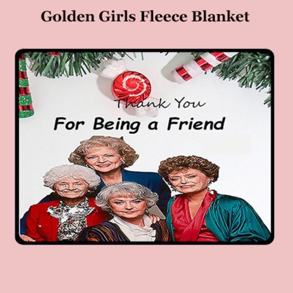 Golden Girls Fleece blanket blanket fleece cover bedroom bed fun 80s Golden Girls