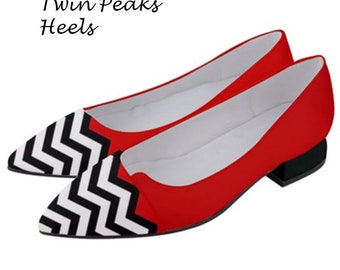 Heels, Twin peaks shoes, 90s, fun, golden girls heels