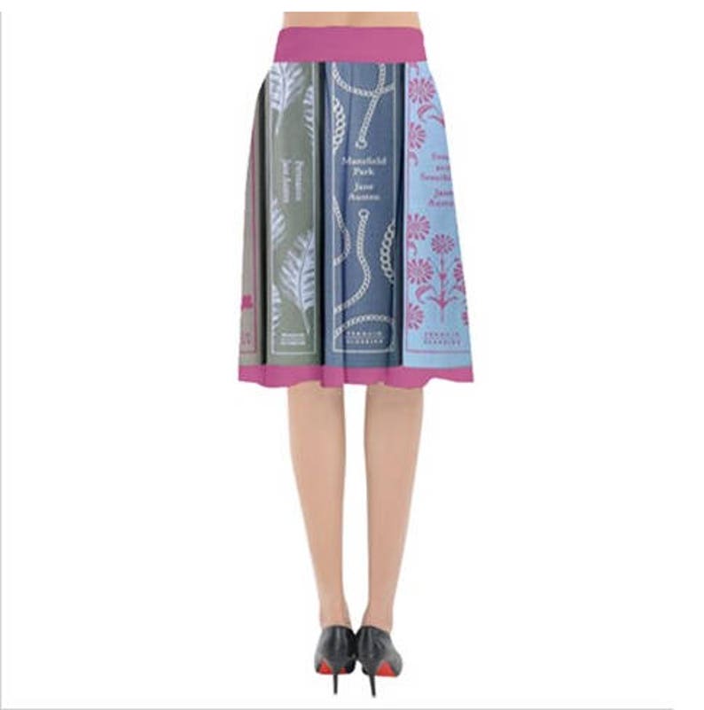 Jane Austen Books Midi Skirt Skirt 19th Century David Etsy
