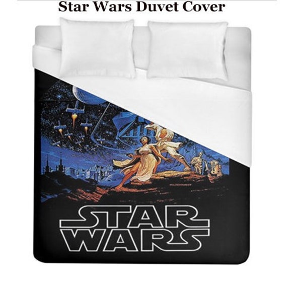 Star Wars Duvet Cover Cover Blanket Bed Sleepstar Wars Etsy