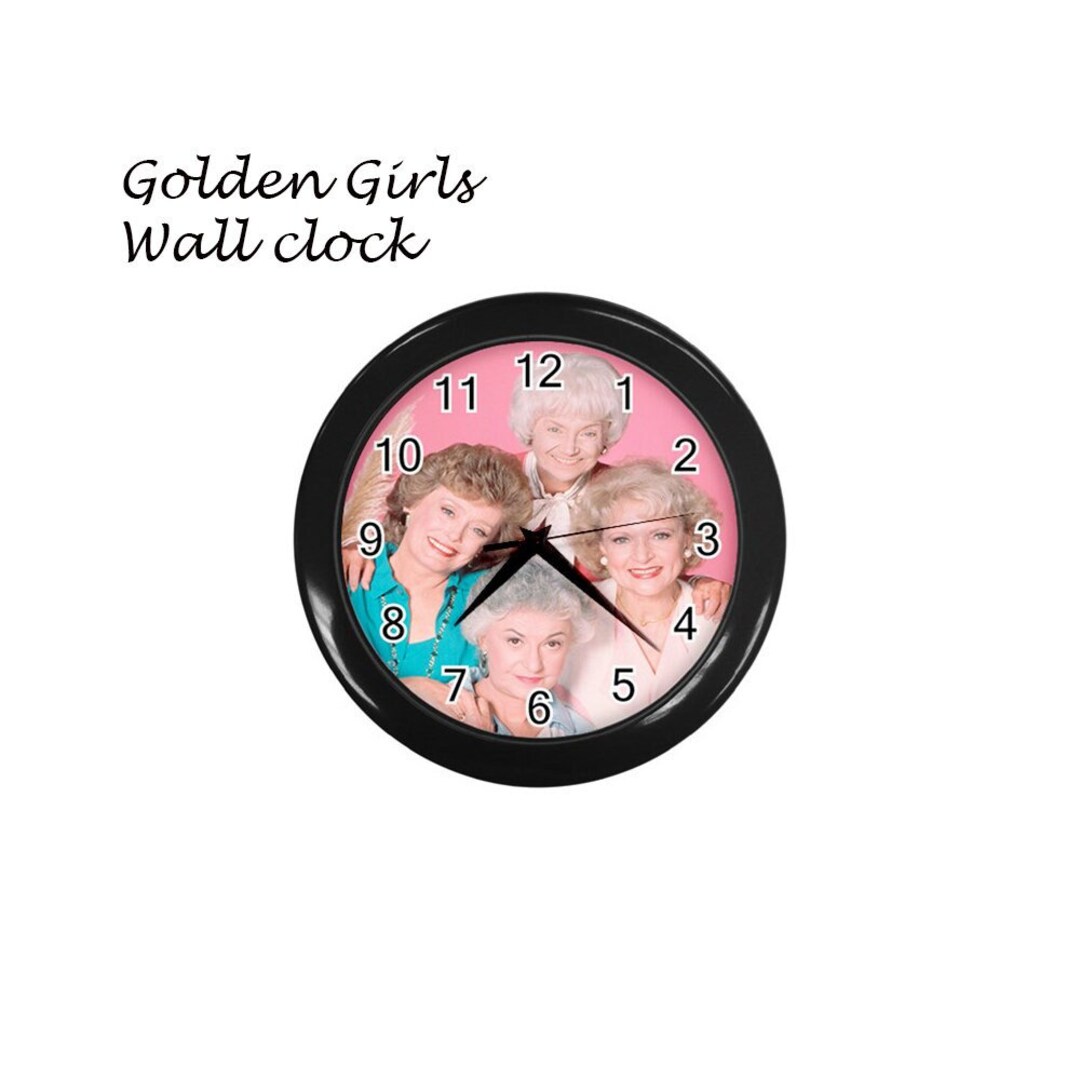 Golden Girls Wall Clock 80's Retro Wrist Watch Sports Etsy