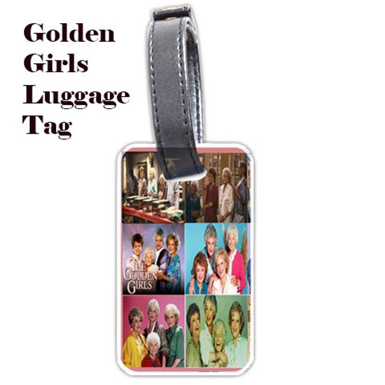 Golden Girls Luggage Tag Puzzle Fun Travel 80s 80s Tv Etsy