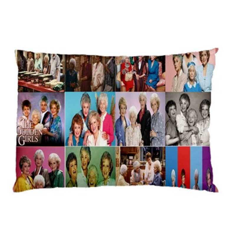 Golden Girls Bedding 80s Pillow Cult Tv Eighties Tv Glam Rock Bedrrom Golden Girls Pillow Case Home Living Sheets Pillowcases Startfi Io