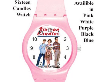 Sixteen Candles  80's, retro, wrist watch, sports, sports watch, pink, retro films, 80s films,80s fashion, fashion