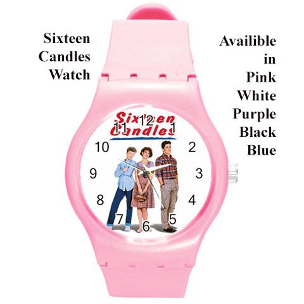 Sixteen Candles  80's, retro, wrist watch, sports, sports watch, pink, retro films, 80s films,80s fashion, fashion