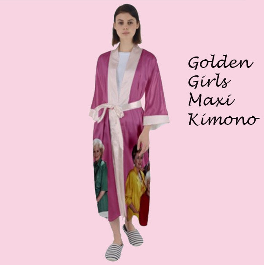 Golden Girls Robe 80s Robe Kimono Films Golden Girls 80s Tv Cult 80s Golden Girls Fashion 70 Television Etsy