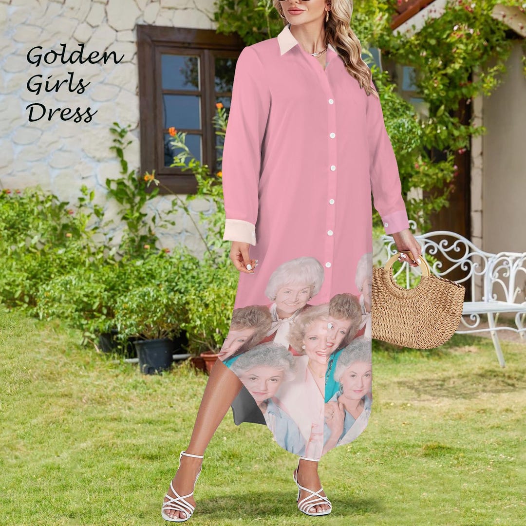 golden girls dress Golden Girls Maxi Dress, Golden Girls, Dress, 80s, Cult Tv, Tv Shows, 80s Tv Show, Pattern