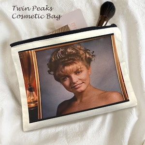 Twin Peaks Cosmetic Bag, Cosmetic Bag, Make Up Bag, Twin Peaks , 90&#39;s, 90&#39;s Tv,  Tv Shows, TV Show Bags , High school,