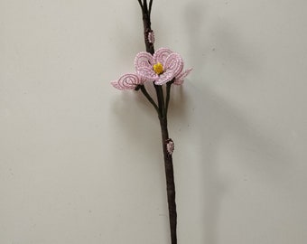 Branche de cerisier japonais perlé / sakura pour centre de table ou dans un vase