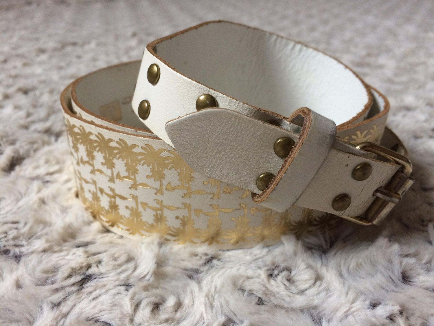 womens white waist belt