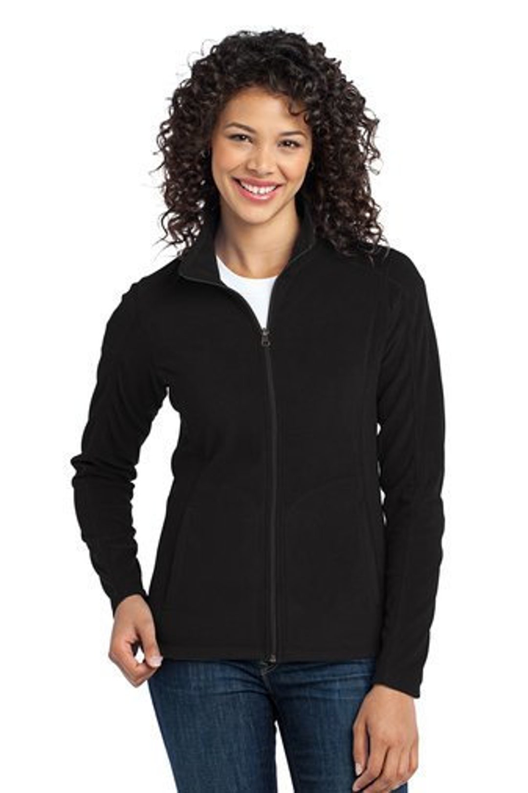 Ladies Micro Fleece Jacket Great Expressions Dental Logo Included Etsy