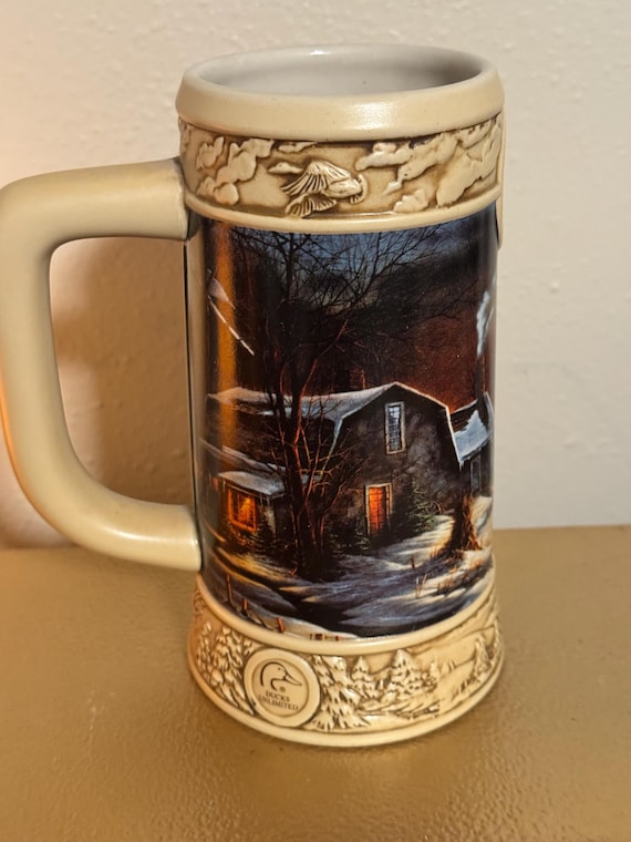 1996 Miller Ducks Unlimited Terry Redlin Beer Stein the Sharing