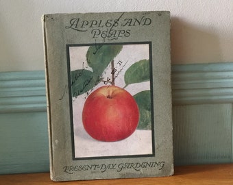 Apples And Pears By George Bunyard Dated C1911 With 8 Coloured Plates Of Fruit Illustrated Antiquarian Book Gardening Rare