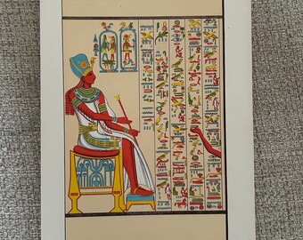 1891年。アルファベット：紀元前16世紀のエジプトの象形文字／国立百科