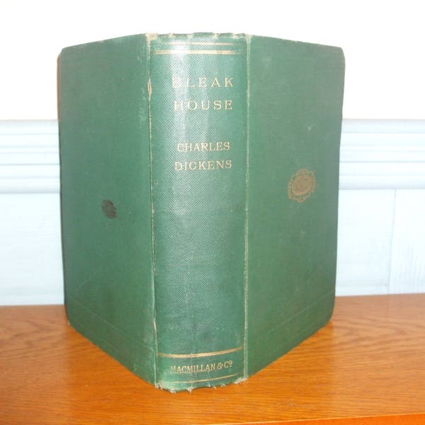 Bleak House Dated 1896 By Charles Dickens With Forty Illustrations Hardback Book Antiquarian Classic Fiction Reading Book