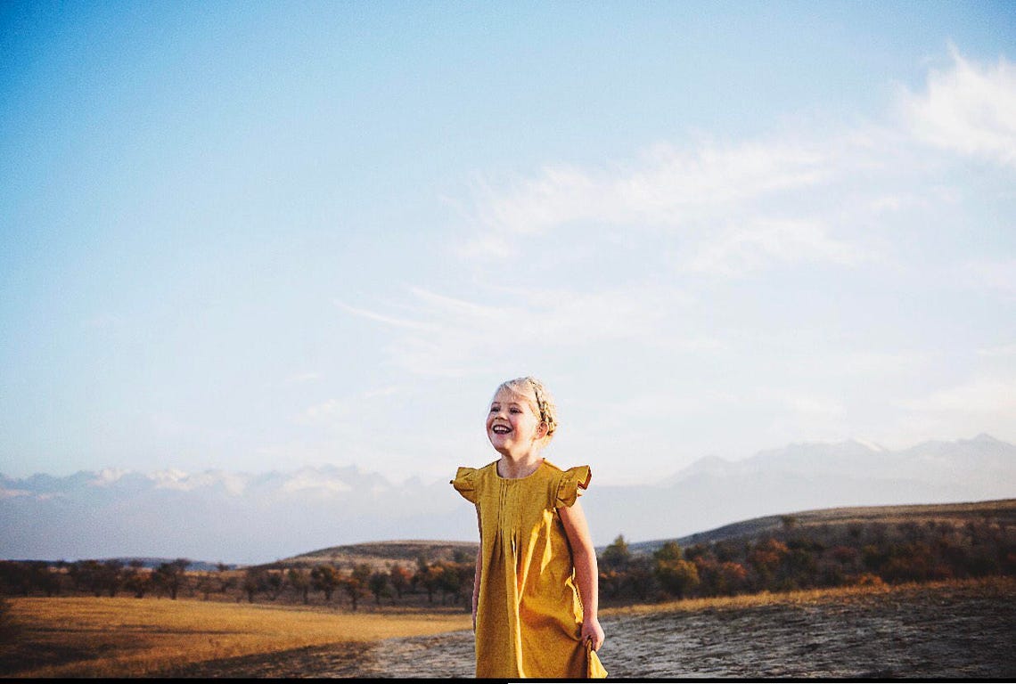Mustard Yellow Linen Dress Yellow Baby Dress Mustard Yellow Etsy