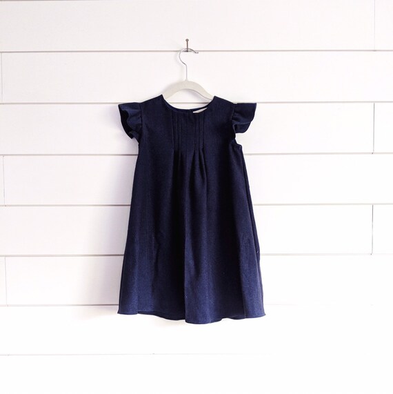 navy blue infant dress