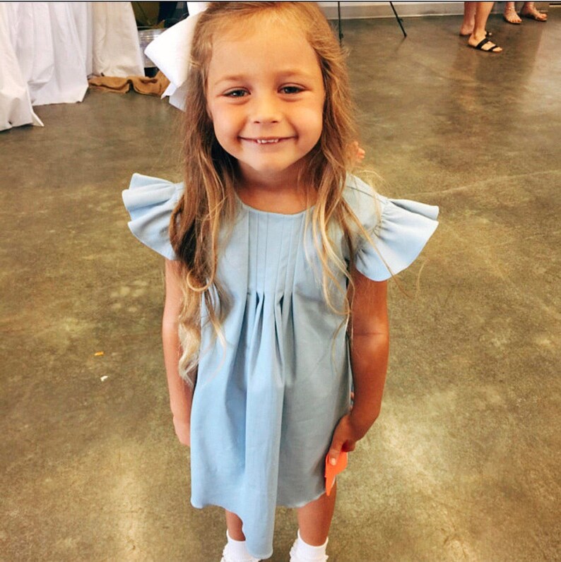 Mint Blue Baby Dress Mint Blue Girls Dress Mint Blue Toddler Etsy