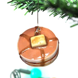 Pancake Ornament | Breakfast Food Christmas Decor