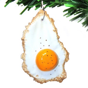 Fried Egg Ornament | Sunny Side Up Christmas Decor