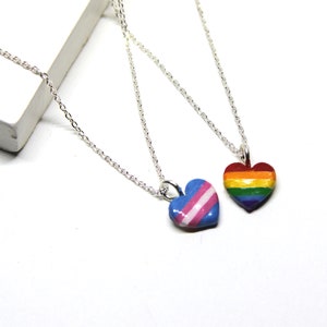 Gay friendship Necklace, Couple Necklace, Gay Best friend, Gay pride