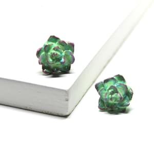 Succulent earrings | Stud Earrings for Plant Lover, Hypoallergenic Stainless Steel, perfect for Nature Inspired Gift