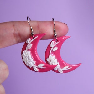 Mystical Moon Earrings | Astrology Celestial jewelry, magical girl cottagecore
