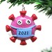 2021 Vaccine Ornament | Christmas Ornament | Pandemic Quarantine Ornament, commemorate the 2020 Covid pandemic with this covid ornament 