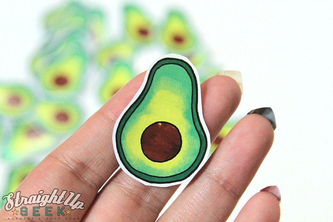 Avocado Sticker Avocado Svg, Sticker Pack - Etsy