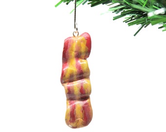 Bacon Ornament | Christmas Ornament 2023, Breakfast food gift for foodie