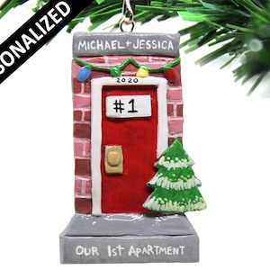 First apartment | Our first home Ornament, Christmas ornament for couples