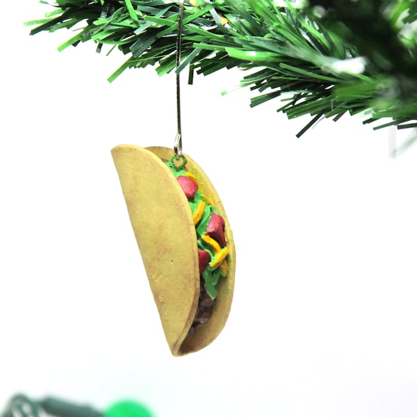 Taco Ornament |  Christmas ornament 2023, Mexican holiday gift for Foodie
