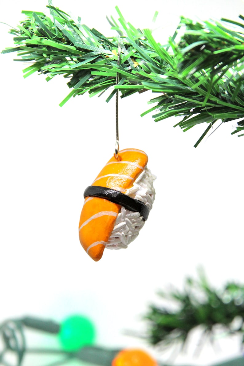 Sushi Ornament Sushi Christmas Ornament Christmas Ornaments Etsy