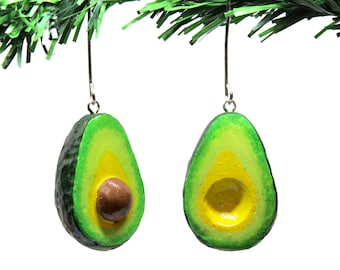 Food Ornament | Avocado Ornament, Christmas Ornament for an avocado tree, Christmas 2022