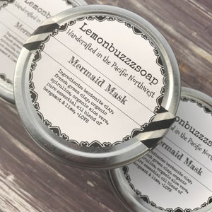 Mermaid Face Mask+Detox Mask+Clay Face Mask+Natural Mask+Chemical Free+Green+Spa And Relaxation+Health+Wellbeing