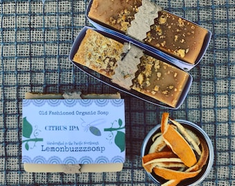 Citrus IPA+Organic Soap+Seed Paper+Natural Soap+Chemical Free+Ecofriendly+Organic Beer Soap+Gift For Her+Gift For Him+Unique Gift