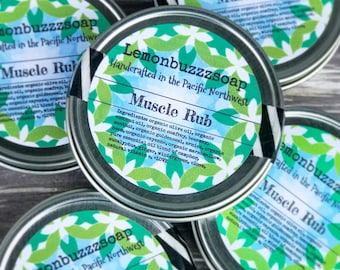 Muscle Rub+Herbal Pain Salve+Pain Ointment+Ecofriendly+Sore Muscle Balm+Topical Pain Relief+Natural Pain Balm+Pain Salve+Muscle Pain balm